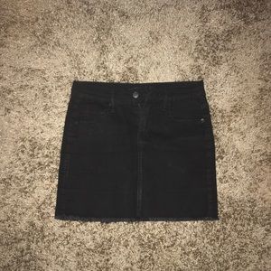 Black denim brandy Melville skirt